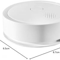Shelly Plus Smoke Alarm – Détecteur de fumée connecté, Alarme Incendie Wi-FI sonore et Lumineuse