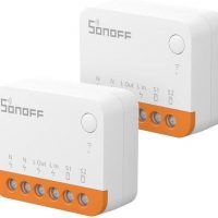 SONOFF MINIR4 WIFI Interrupteur Sans Fil, 2 Voies Interrupteur Intelligent Micromodule