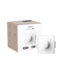 Aqara Interrupteur Variateur H2 UE, Thread/Zigbee, 2-en-1 Neutre, 1 Groupe 1-Voie, 200 W