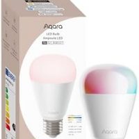 Aqara Ampoule LED T2 (E27, RGB CCT), Thread/Zigbee, Blanc Dimmable, 2000K-9000K