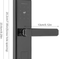 Serrure de porte biométrique à empreintes digitales, serrure de porte électronique