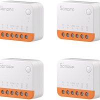 SONOFF MINIR4 Interrupteur Connecté WiFi, 2 Voies Interrupteur Intelligent Micromodule
