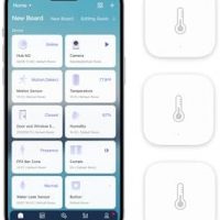 Aqara Capteur de Température et d&rsquo;Humidité 3-pack, NÉCESSITE AQARA HUB, Zigbee
