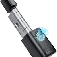 Serrure Connectée Réglable 60mm-90mm, Smart Lock avec Base de Données Européenne Indépendante