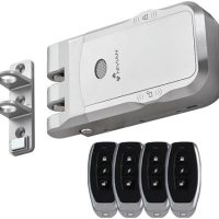 Nivian Verrou invisible électronique sans fil – Serrure anti-andalisme avec télécommandes