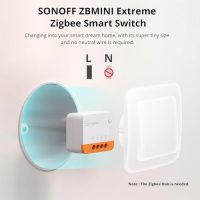 SONOFF ZBMINIL2 ZigBee Interrupteur Intelligent (Aucun Fil Neutre Requis)