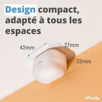 Shelly BLU Motion – Détecteur de Mouvement Bluetooth, Alarme présence sans Fil