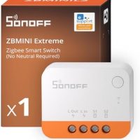 SONOFF Zigbee Interrupteur Intelligent, Aucun Fil Neutre Requis