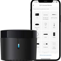 Broadlink RM4 Mini Télécommande Universelle IR Audio Vidéo, Hub Intelligent à Distance WiFi, Compatible avec Alexa