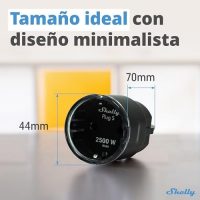 Shelly Plus Plug S Twin Pack Black – Intelligent Socket Works with Alexa