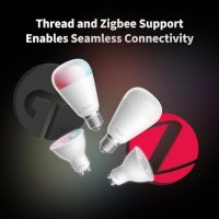 Aqara Ampoule LED T2 (E27, RGB CCT), Thread/Zigbee, Blanc Dimmable, 2000K-9000K