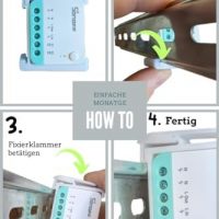 Lot de 2 supports adaptateurs pour Sonoff MINIR4M Smart Switch