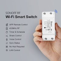 SONOFF RFR2 (2 PCS) Interrupteur Connecté WiFi 433MHz RF, Fonctionne avec Amazon