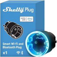 Shelly AZ Plug Noir – Prise Alexa connectée, 12A (2500W), Type F, Wi-Fi, Mesure de consommation électrique, Contrôle à distance, Minuteur et Horaires, Protection IP20  Amazon.fr: Bricolage