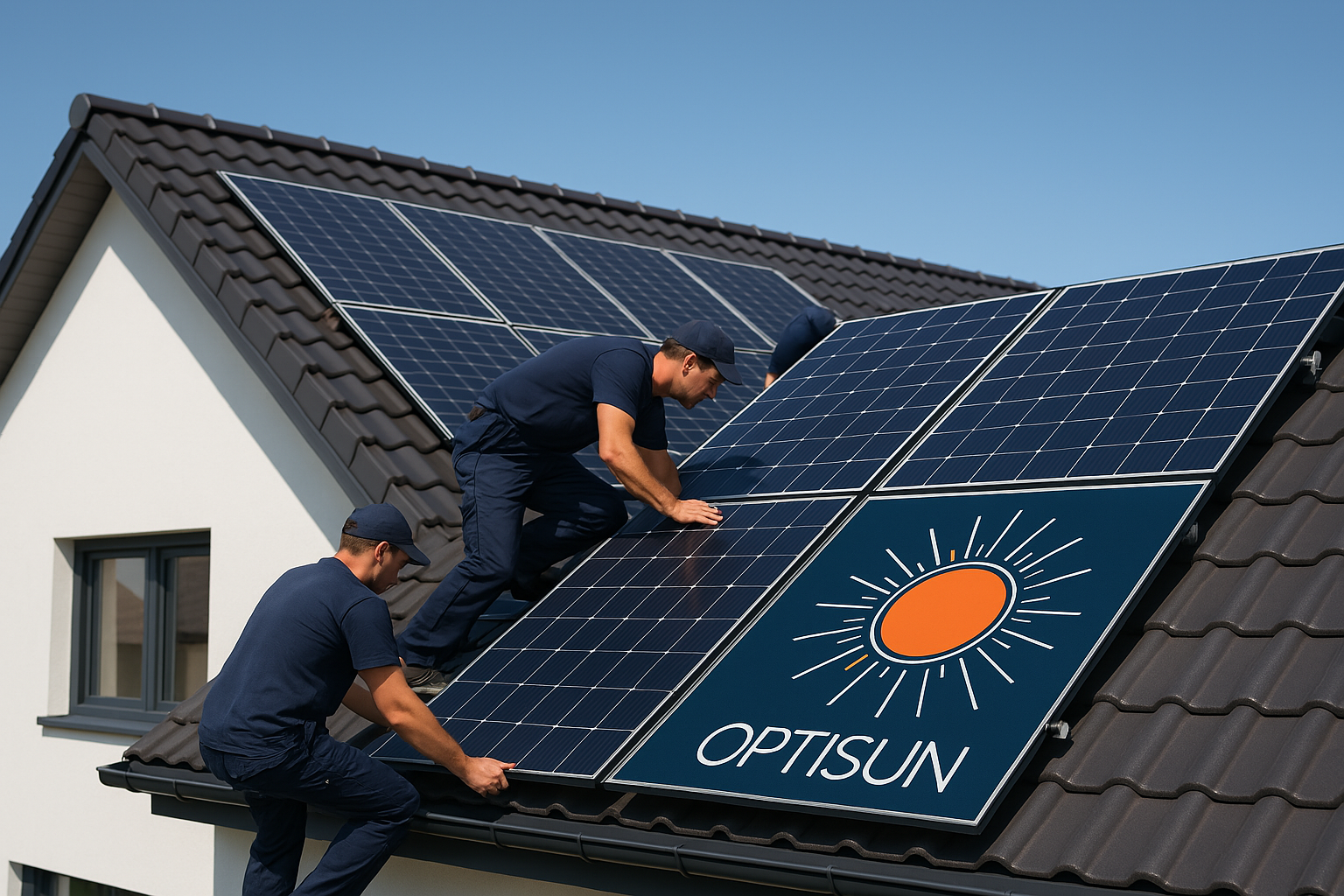 pose panneau solaire optisun Carcassonne