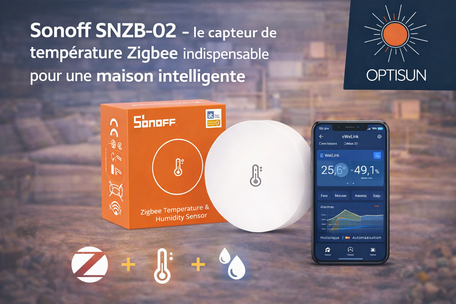 Lire la suite à propos de l’article Sonoff SNZB-02 – le capteur de température Zigbee indispensable pour une maison intelligente