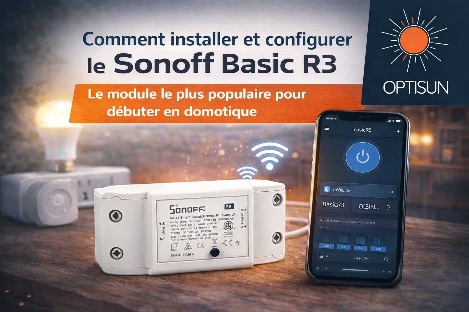 Lire la suite à propos de l’article Comment installer et configurer le Sonoff Basic R3 – le module le plus populaire pour débuter en domotique