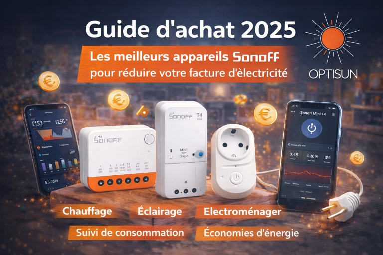 Lire la suite à propos de l’article Guide d’achat 2025 – les meilleurs appareils Sonoff pour réduire votre facture d’électricité