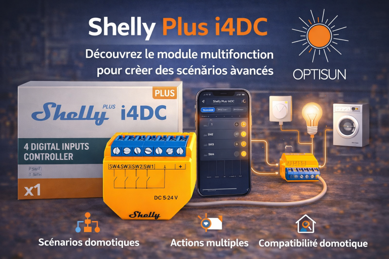 Lire la suite à propos de l’article Shelly Plus i4 – découvrez le module multifonction pour créer des scénarios avancés