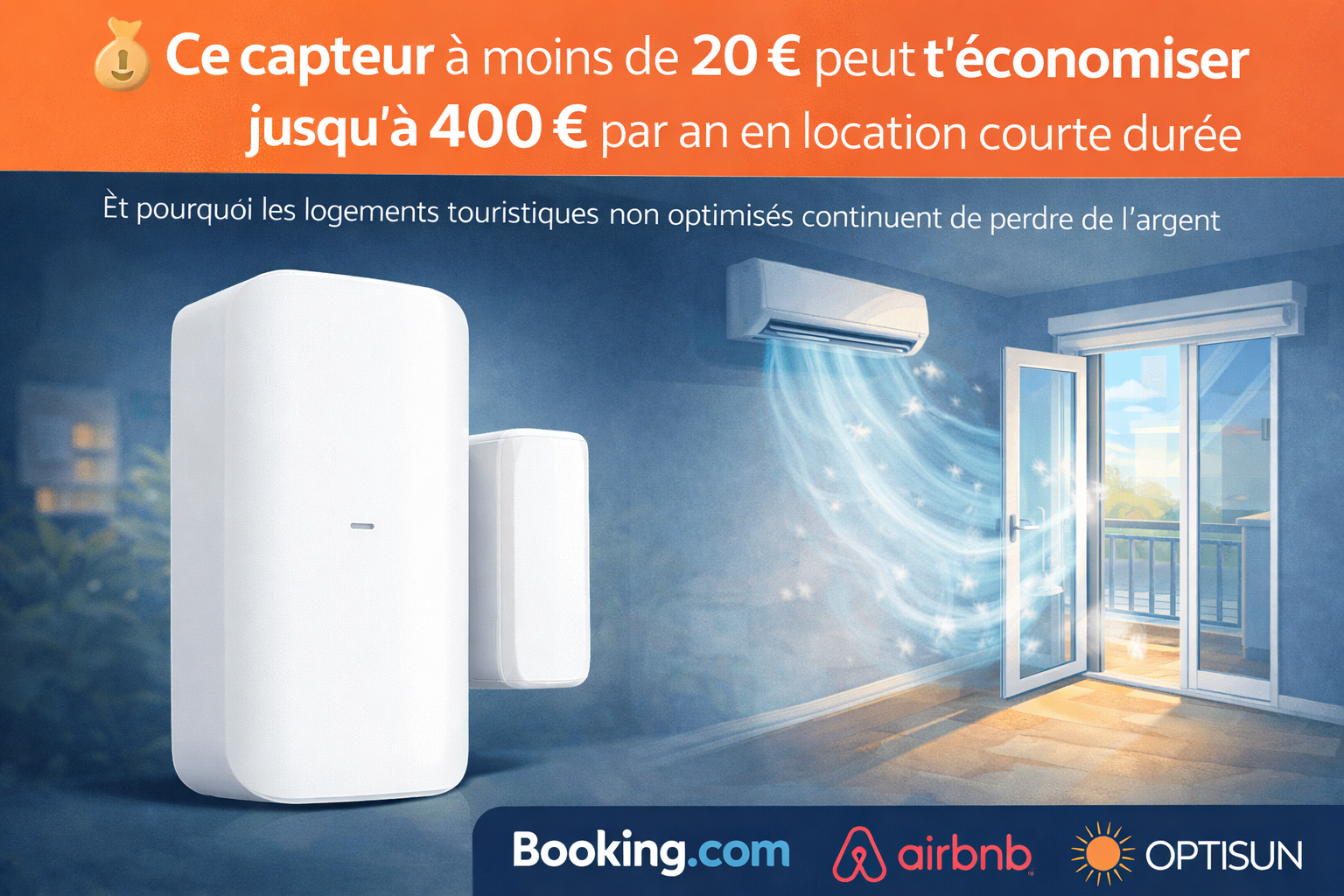 Lire la suite à propos de l’article 💸 Ce capteur à moins de 20 € peut t’économiser jusqu’à 400 € par an en location courte durée (Et pourquoi les logements touristiques non optimisés continuent de perdre de l’argent sans le savoir)