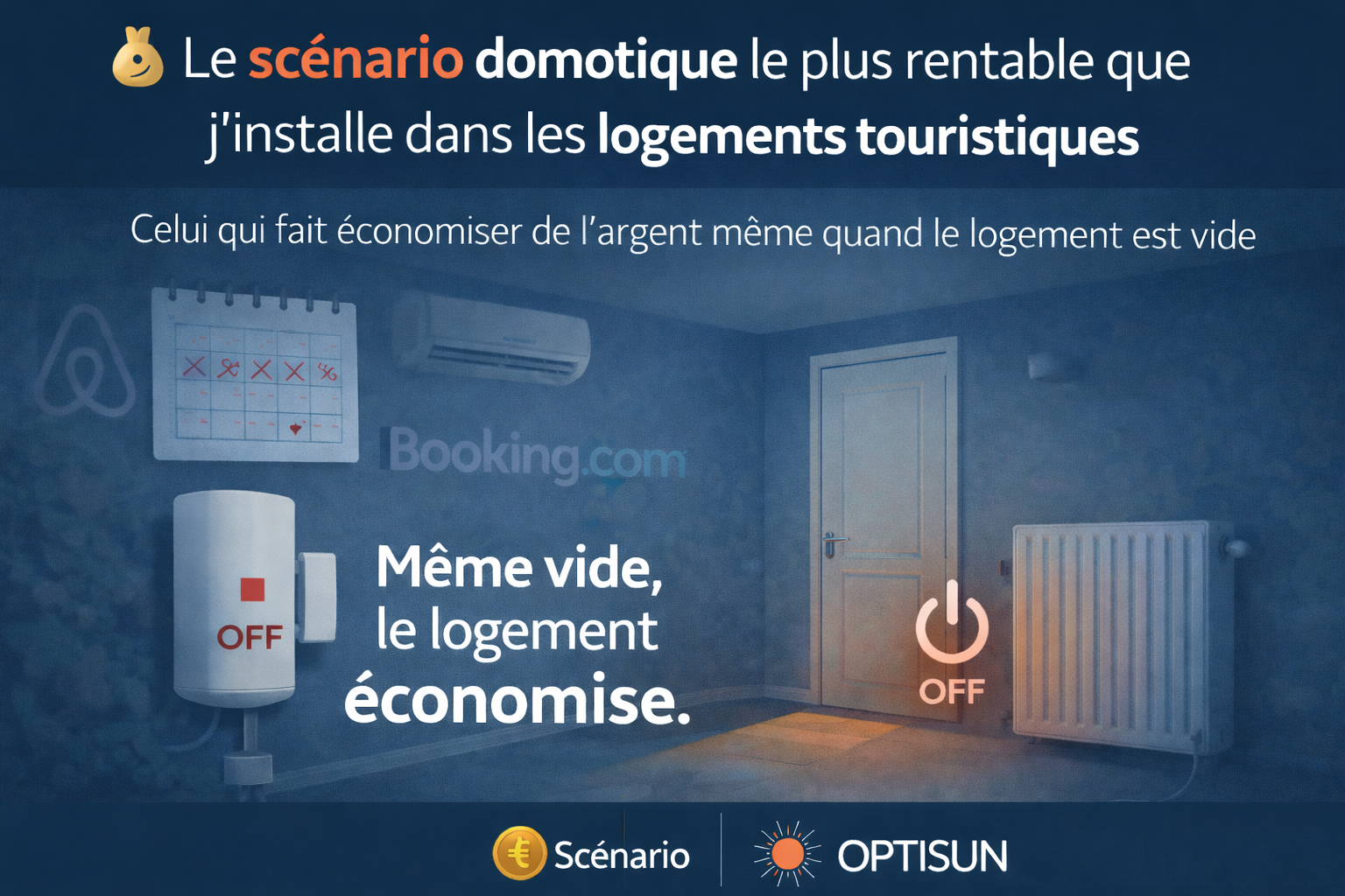 Lire la suite à propos de l’article 💰 Le scénario domotique le plus rentable que j’installe dans les logements touristiques (Celui qui fait économiser de l’argent même quand le logement est vide)